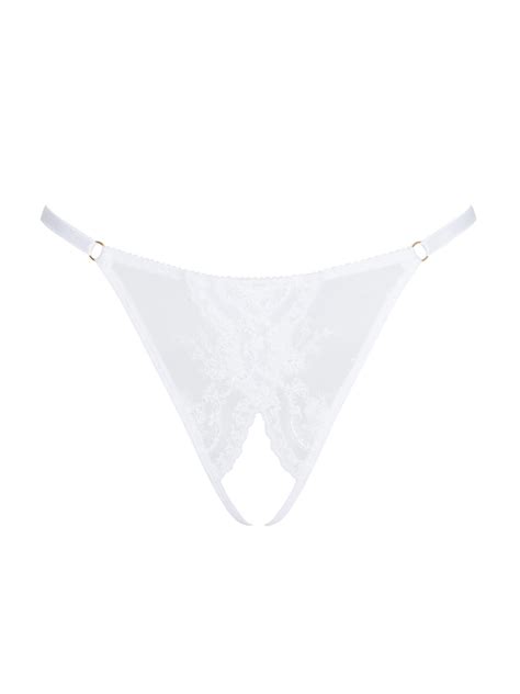 BonBon Lingerie Shades Ouvert G String In White Lyst