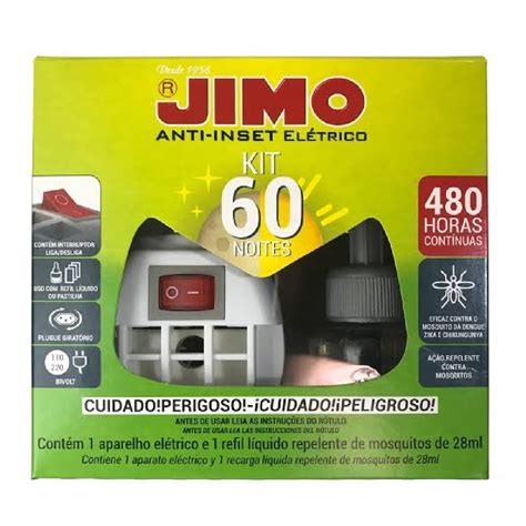 Jimo Anti Inset 60 Noites Aparelho Refil Liquido Shopee Brasil