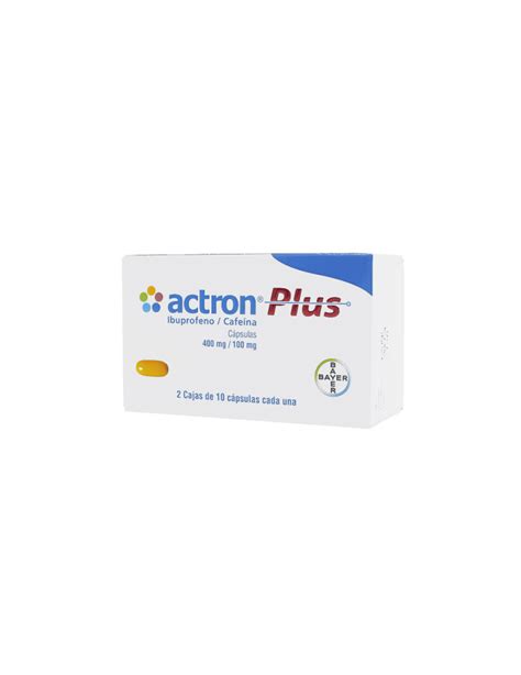 Compra Actron Plus De Mg Mg Con C Psulas Ibuprofeno