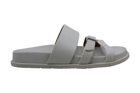 Aqua College Womens Sloan Leather Open Toe Casual Slide Sandals White Size For Sale Online Ebay