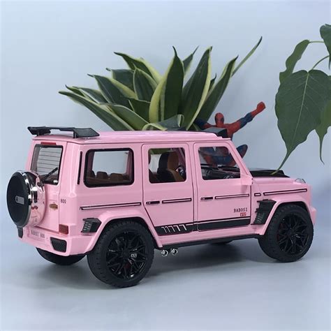Mô Hình Xe Mercedes Benz G800 118 Màu Hồng