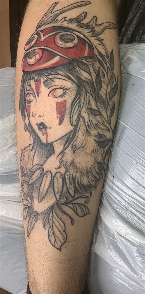 Princess Mononoke Tattoo Princess Tattoo 16 Tattoo Type Tattoo True