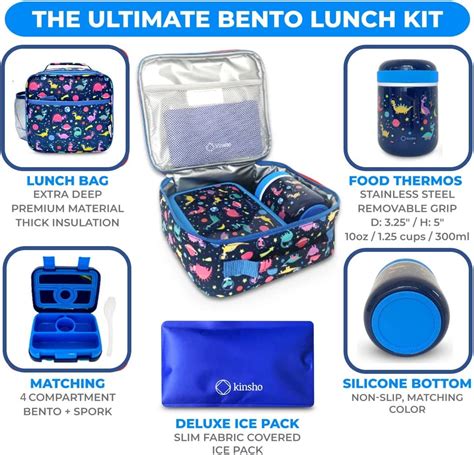 Ripley LONCHERA BENTO PARA NIÑOS CON TARRO PARA ALIMENTOS TÉRMICO