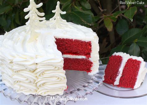 Classic Red Velvet Cake From Scratch My Cake School