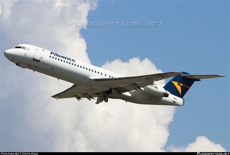 VH XWQ Alliance Airlines Fokker 100 F28 Mark 0100 Photo By Charlie