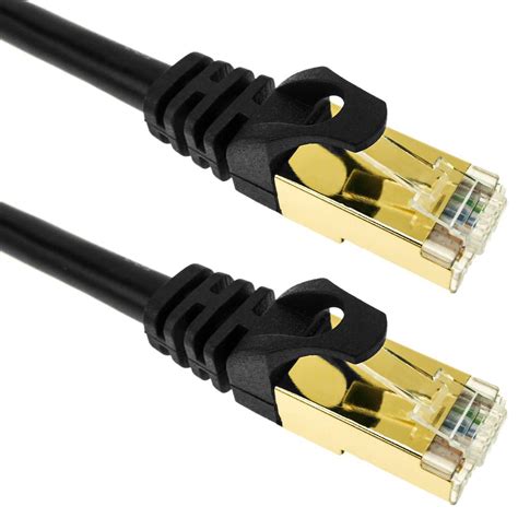 Network Cable Ethernet 2 Meter LAN SFTP RJ45 Cat 7 Black Cablematic