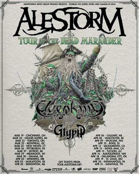 Alestorm Tour 2024 Usa Seka Winona