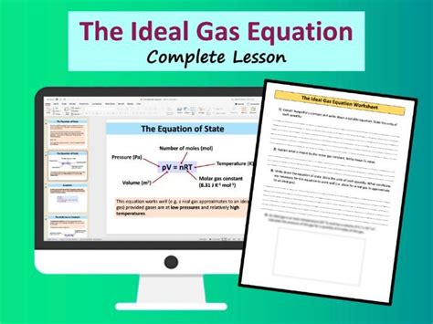 The Ideal Gas Equation A Level Physics Teaching Resources