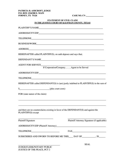 Printable Forms For Filing Tarrant County Printable Forms Free Online