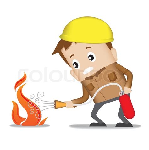 Illustrator cartoon design of fire ... | Stock vector | Colourbox