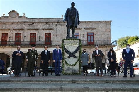 Conmemora Ayuntamiento el CCXVI Aniversario del Natalicio de Benito Juárez