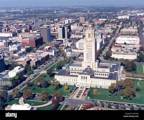 Picture Of Downtown Lincolnne Stock Photo Alamy