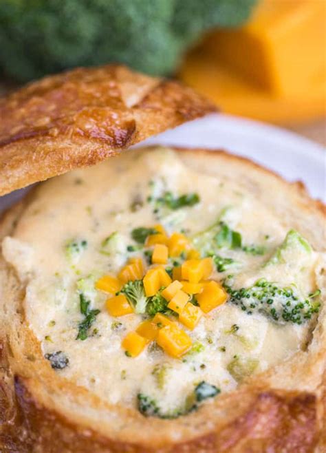 Slow Cooker Broccoli Cheddar Cheese Soup Dinner Then Dessert