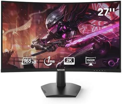 Monitor Gamer Redragon Coral Pol Hz Curve X K Amazon