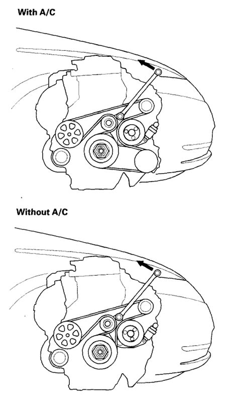 Honda Civic Serpentine Belt Diagram