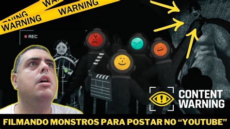 Content Warning Stumble Guys Filmando Monstros Para Ficar Famoso