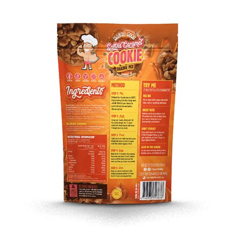 Macro Mike Salted Caramel Cookie Baking Mix Stacked Supps