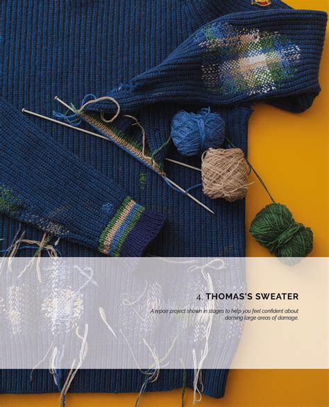 Visible Creative Mending For Knitwear — Collingwood Norris