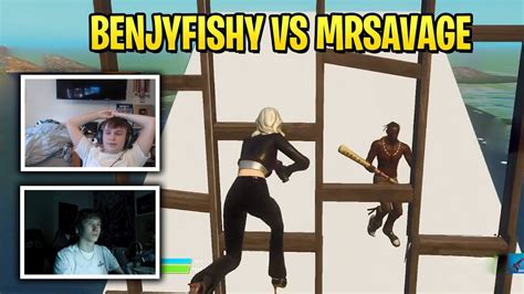 Benjyfishy Vs Mrsavage V Buildfights After A Long Time Fortnite