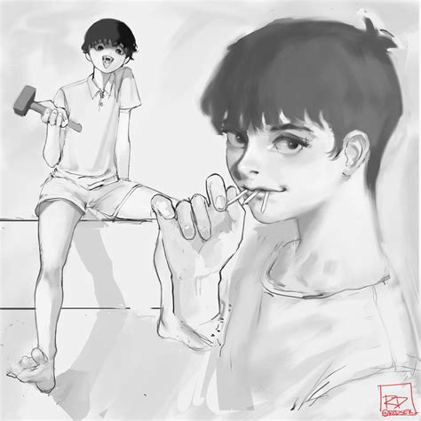 don't put nails in your mouth (my souichi fanart) : r/junjiito