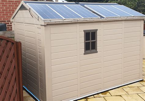 Diy Shed Roof Install 600 Watts Solar Panels With 6kwh Agm Battery