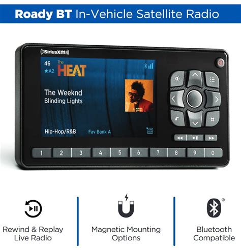 Snapklik SiriusXM Roady BT Vehicle Satellite Radio Enjoy