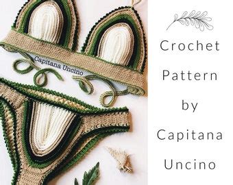 PDF Crochet PATTERN Galene Crochet Bikini Top And Bottom Etsy
