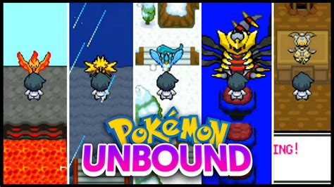 Pokemon Unbound LEGENDARY LOCATIONS Part 4 Finding Portals