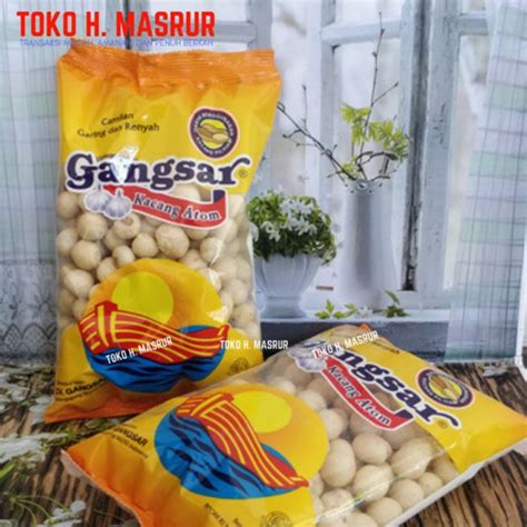 Jual Kacang Atom Best Produk Gangsar 225gr Shopee Indonesia