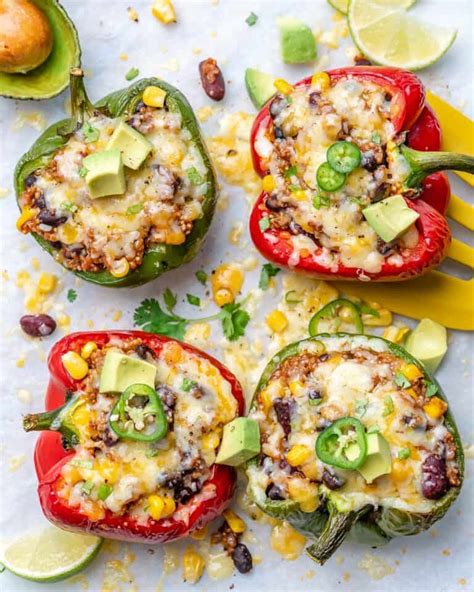 Vegetarian Stuffed Peppers Healthy Fitness Meals