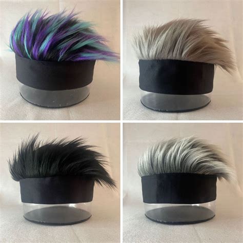 Jual Topi Wig Pria Rambut Palsu Cosplay Anime Keren Bulu Korea Warna