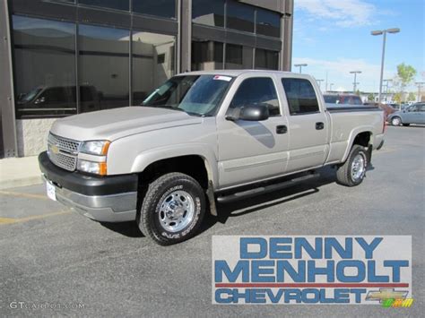 2005 Silver Birch Metallic Chevrolet Silverado 2500hd Ls Crew Cab 4x4 54964008 Photo 1