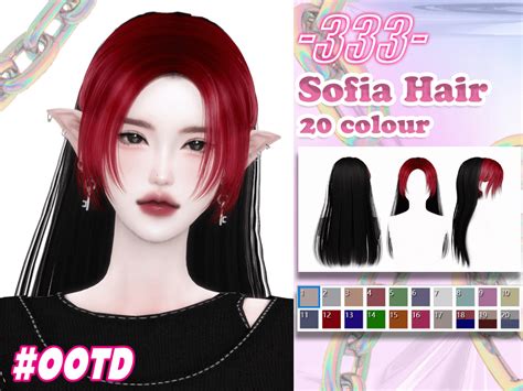 Sims Sofia Hair The Sims Book