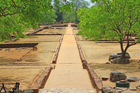 Sigiriya Water Garden - Sri Lanka UNESCO World Heritage Stock Image ...