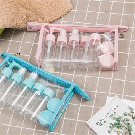 11PCS Refillable Bottles Skin Care Products Cosmetics Toiletries Vacuum