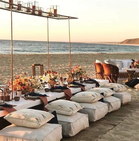 The Perfect Setting To Watch The Sun Setting Over An Intimate Dinner