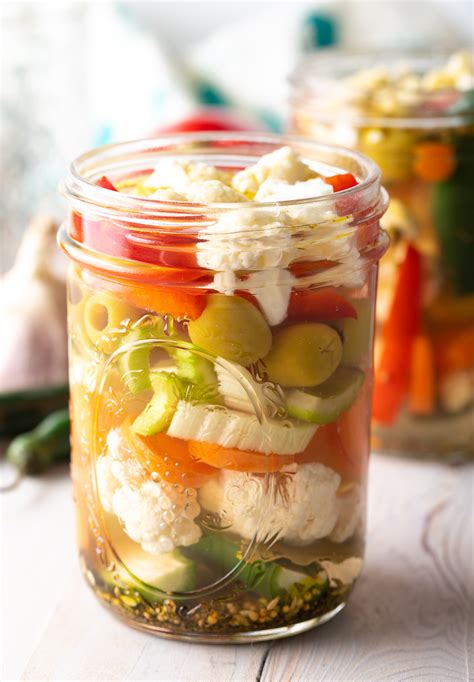 Italian Pickled Vegetables Giardiniera A Spicy Perspective