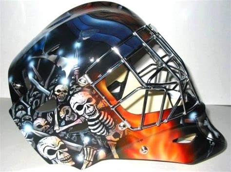 Custom Airbrush Your Goalie Helmet Etsy