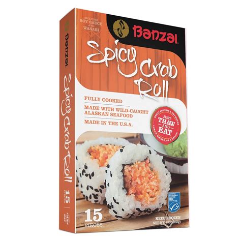 Amazon Banzai Sushi Spicy Crab Roll Oz Frozen Grocery