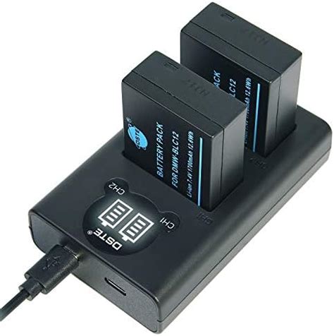 Durapro Pcs Cga S E Cgr S Battery Lcd Usb Charger For Panasonic