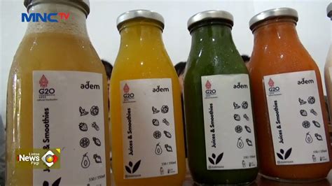 Umkm Jus Dan Smoothies Terpilih Sebagai Souvenir Resmi Ktt G