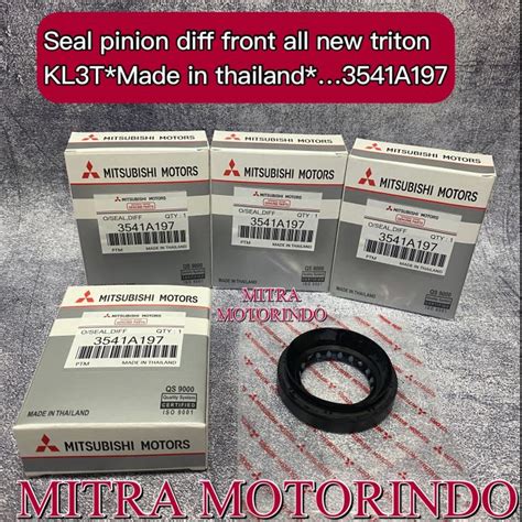 Oil Seal Pinion Gardan Depan Mitsubishi All New Triton Kl3T 3541A197