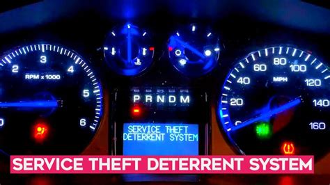 How to Fix Service Theft Deterrent System