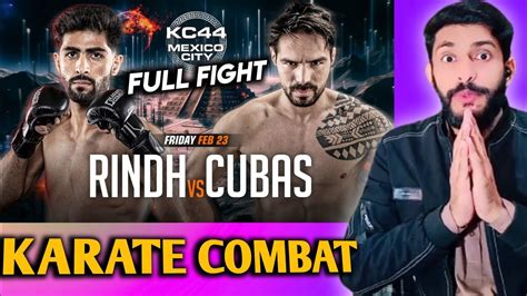 Shahzaib Rindh Vs Marcas Cubas Full Fight Karate Combat