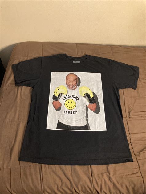 Chinatown Market Mike Tyson Graphic Photo T Shirt Siz Gem