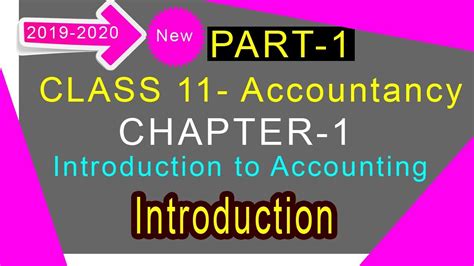 Class Accountancy Introduction To Accounting Cbse Scert Chapter