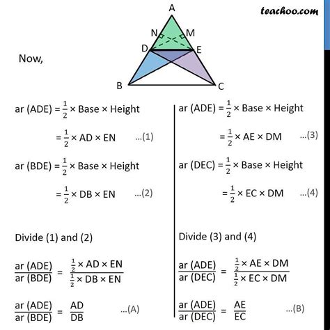 Theorem Basic Proportionality Theorem Bpt Chapter Class