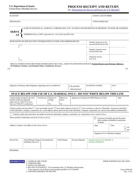 Form Usm 285 Fill Out Printable PDF Forms Online