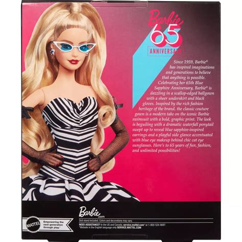 Barbie Signature 65th Blue Sapphire Anniversary Fashion Doll — Toycra