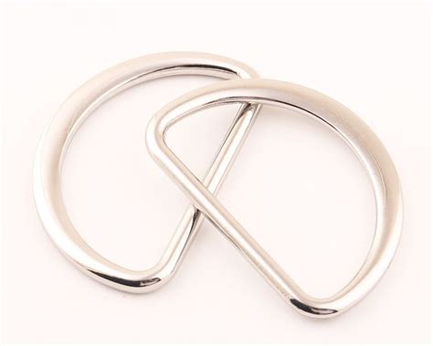 38mm Gunmetal D Ring Slide Adjustable Buckles Loop Metal D Rings Belt